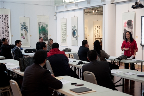 本校跨國遠距「亞洲研究所數位學習碩士在職專班」舉辦開學與歡迎茶會。