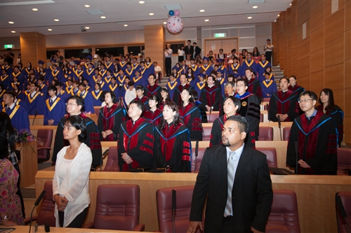 蘭陽校園舉行第5屆畢業典禮。