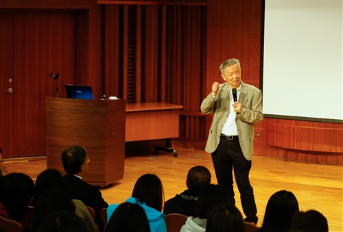 國策顧問李家同教授蒞校專題演講：「從28篇經典演說學思考」。