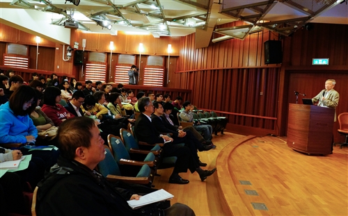 國策顧問李家同教授蒞校專題演講：「從28篇經典演說學思考」。