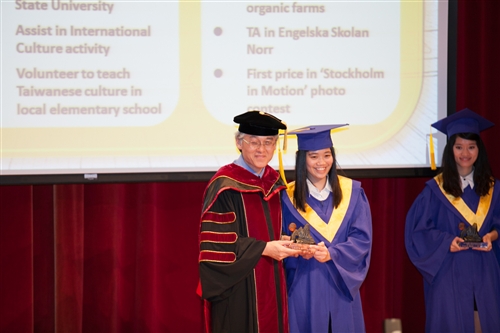 蘭陽校園舉行第5屆畢業典禮。