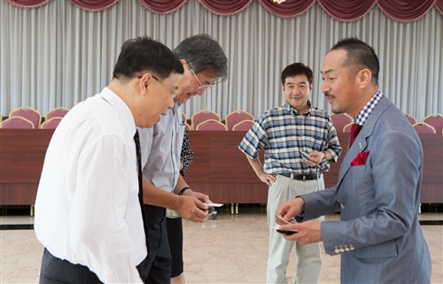 日本同志社大學校長村田晃嗣蒞校訪問。