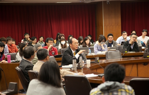 卜睿哲博士專題演講談「面對中國大陸：台灣未來的挑戰」。