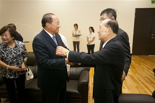 吳副總統蒞臨蘭陽校園參觀訪問