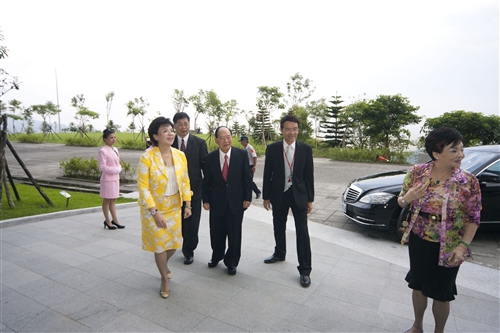 吳副總統蒞臨蘭陽校園參觀訪問