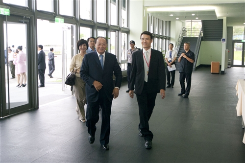 吳副總統蒞臨蘭陽校園參觀訪問