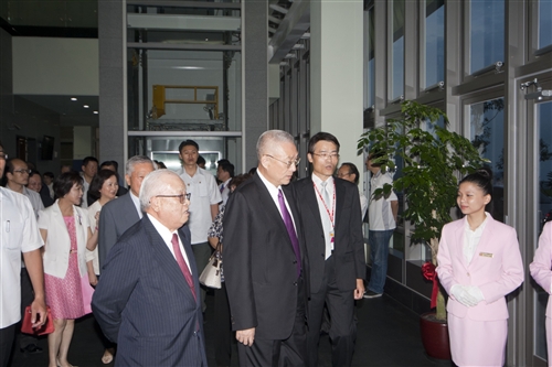 吳副總統蒞臨蘭陽校園參觀訪問