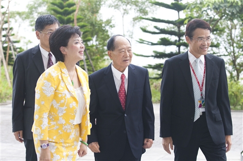 吳副總統蒞臨蘭陽校園參觀訪問