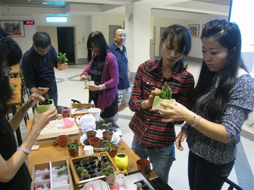 住宿學院生態環境主題活動－自己的盆栽自己種