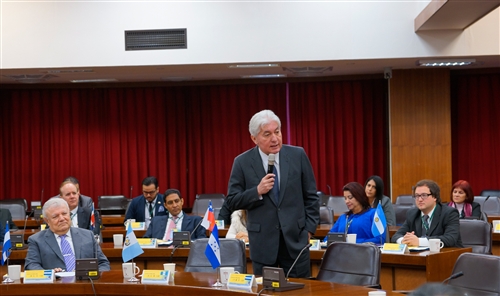 本校舉辦跨國遠距「第三屆亞洲研究所數位學習碩士在職專班」開學典禮。