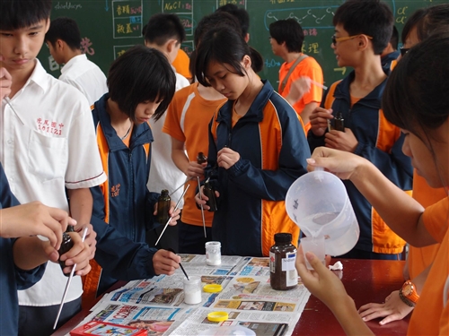 2014年行動化學館下鄉活動揭開序幕，再訪雲林虎尾國中。