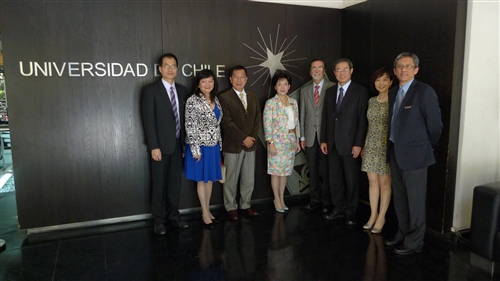 張校長率團赴智利、巴拉圭交流訪問。