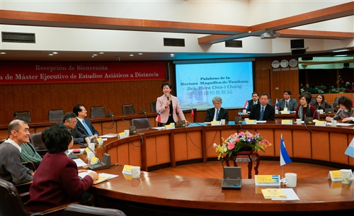 本校舉辦跨國遠距「第三屆亞洲研究所數位學習碩士在職專班」開學典禮。