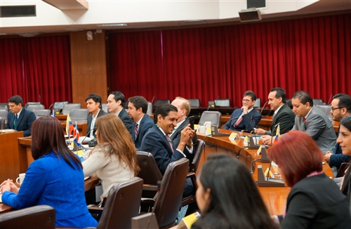 本校舉辦跨國遠距「第三屆亞洲研究所數位學習碩士在職專班」開學典禮。