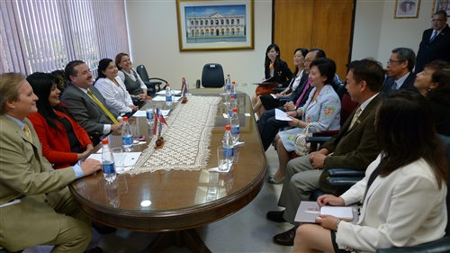 張校長率團赴智利、巴拉圭交流訪問。