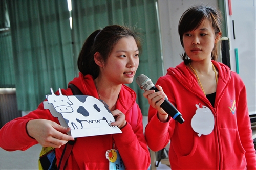 理學院「可見光科學服務隊」寒假下鄉服務。