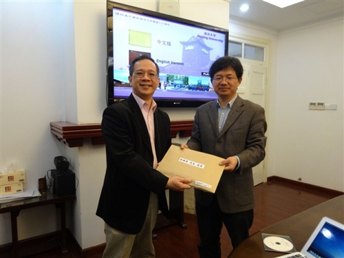 文學院學術交流團拜會中國大陸3所姊妹校。