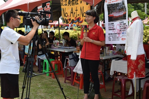 「103學年度社團招生博覽會」在海報街熱鬧展開。