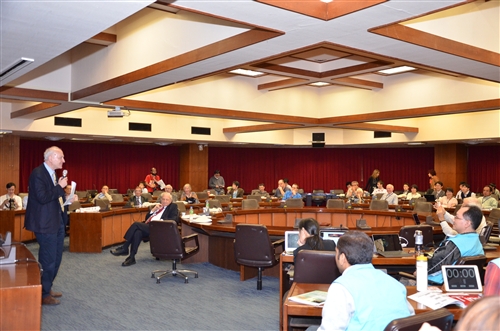 諾貝爾化學獎得主R.A Marcus、李遠哲教授蒞校參加QSCP-XIX研討會並作專題演講。