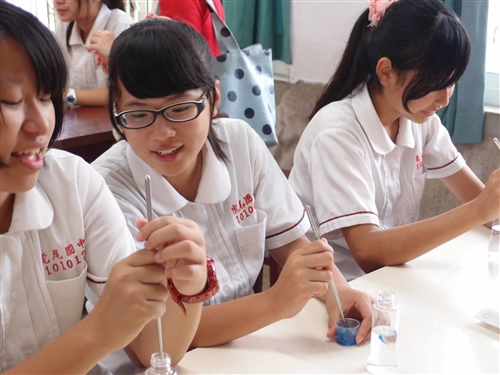 2014年行動化學館下鄉活動揭開序幕，再訪雲林虎尾國中。