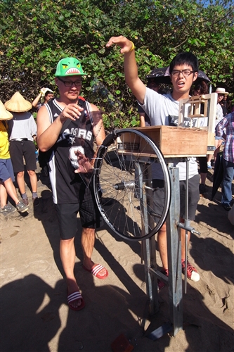 建築學系暑期構築課程，至北淡水興仁溪流域進行社區營造。