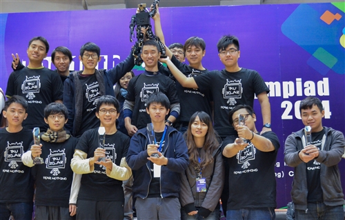 機器人研發團隊再創佳績勇奪2014 FIRA世界盃機器人賽6金3銅。