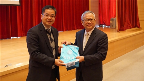 香港荃灣區中學校長會高等院校交流團訪問蘭陽校園。