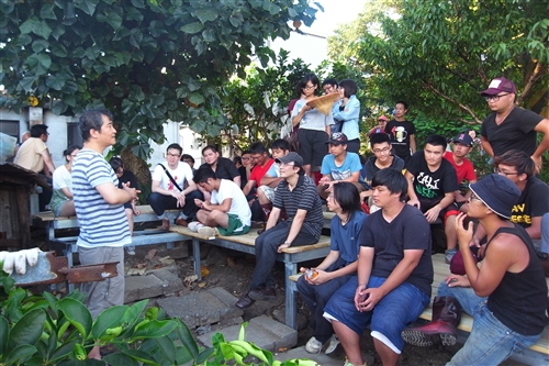 建築學系暑期構築課程，至北淡水興仁溪流域進行社區營造。