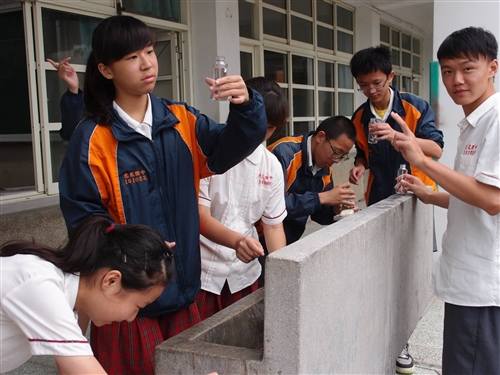 2014年行動化學館下鄉活動揭開序幕，再訪雲林虎尾國中。