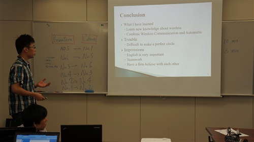 本校與日本東北大學及仙台高專合辦機器人暑期營。