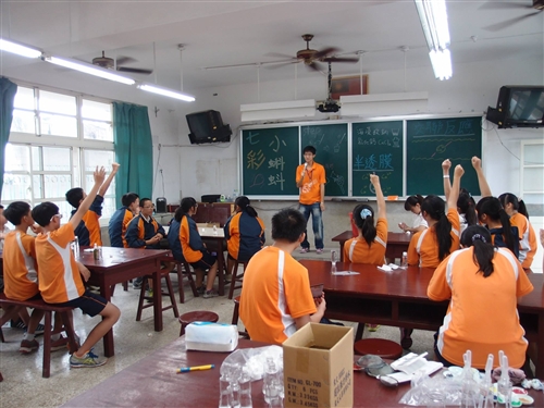 2014年行動化學館下鄉活動揭開序幕，再訪雲林虎尾國中。