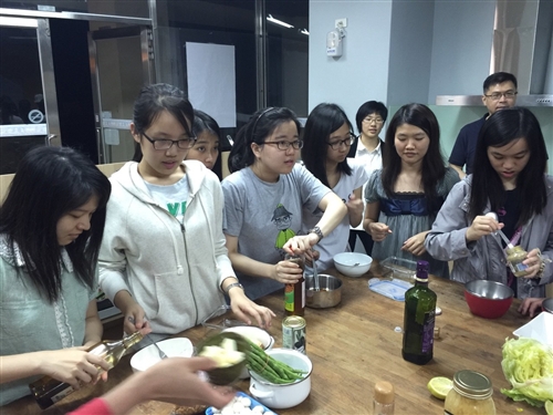 住宿學院【生態環境】主題活動-「大家來做有機沙拉」