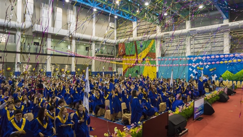 蘭陽校園第7屆畢業典禮－淡江世界村萬里鷹飛颺