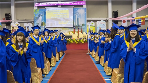 蘭陽校園第7屆畢業典禮－淡江世界村萬里鷹飛颺