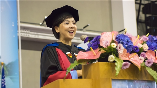 蘭陽校園第7屆畢業典禮－淡江世界村萬里鷹飛颺