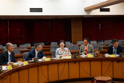 日本同志社大學校長村田晃嗣一行4人蒞校參訪。