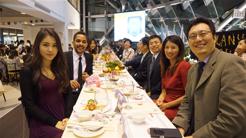 104學年度蘭陽校園High Table Dinner─住宿學院「新聲」餐會。