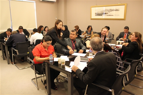 「美洲研究所亞太研究數位學習碩士在職專班」31位拉美菁英到校密集面授課程。