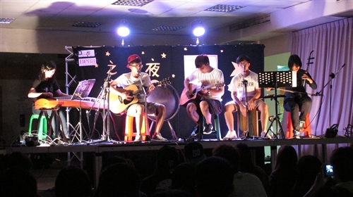 14個社團聯合舉辦「第一屆淡江大學音樂節」。