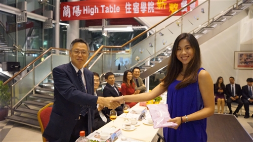 104學年度蘭陽校園High Table Dinner─住宿學院「新聲」餐會。