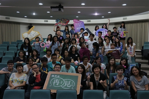 大傳系舉辦「2015青少年行動微電影進階營」。