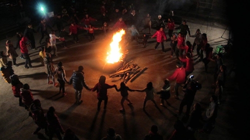 本校部落服務隊畢旅走進鎮西堡。