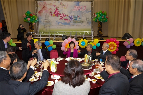 校友返校活動：「2015春之饗宴」。