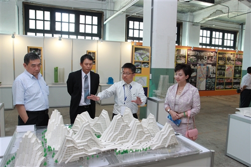 「風工程特展」展出國內風工程發展與風洞試驗成果。