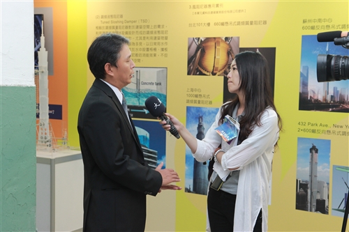 「風工程特展」展出國內風工程發展與風洞試驗成果。