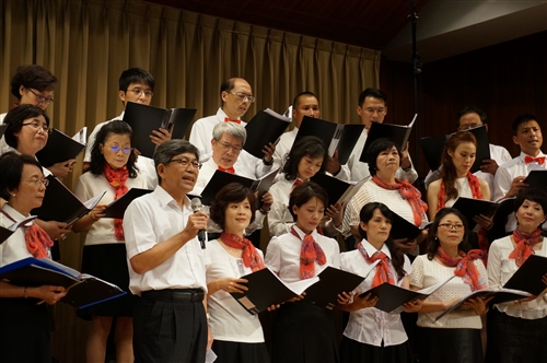 「淡江花月夜」女教職員聯誼會合唱團第三度熱演。