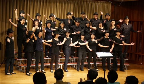 「淡江花月夜」女教職員聯誼會合唱團第三度熱演。
