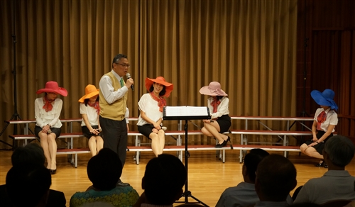 「淡江花月夜」女教職員聯誼會合唱團第三度熱演。