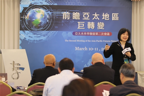 未來學所舉辦前瞻亞太地區巨轉變國際研討會。