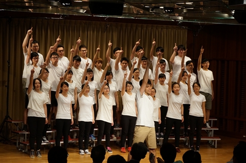 「淡江花月夜」女教職員聯誼會合唱團第三度熱演。